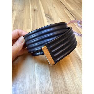 Hugo Boss Leather Cinch Belt Black Small